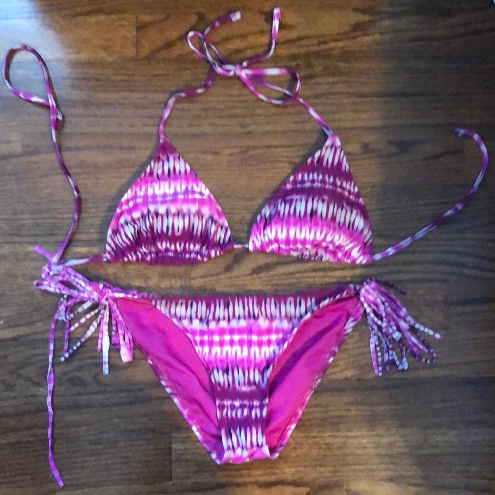 Forever 21 Tye-Dye String Bikini